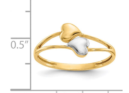14k Yellow & Rhodium Rings Style K5743 - Classique Jewelry Inc.