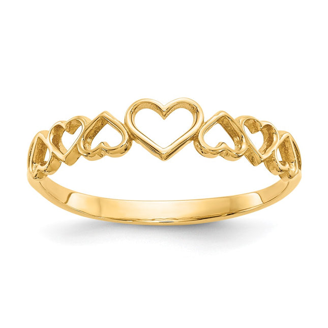 14k Yellow Gold Rings Style K5748 - Classique Jewelry Inc.