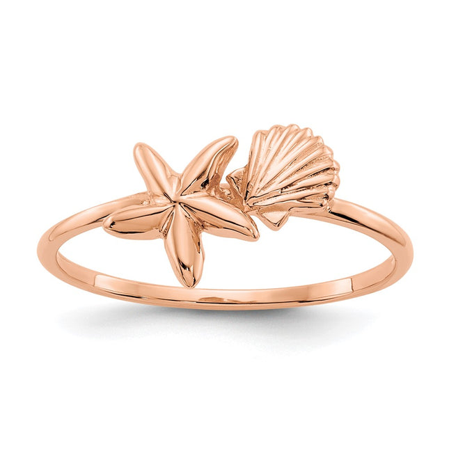14k Rose Gold Rings Style K5760 - Classique Jewelry Inc.