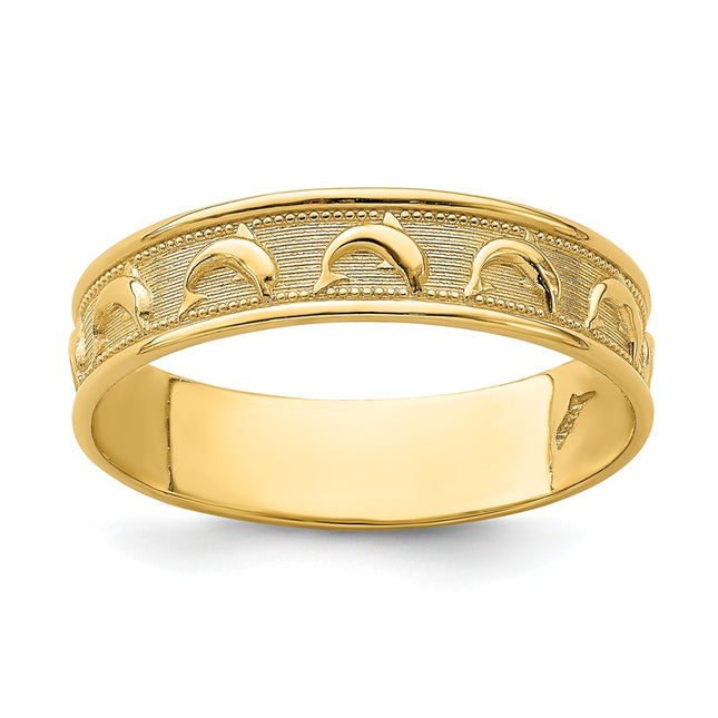 14k Yellow Gold Rings Style K5766 - Classique Jewelry Inc.