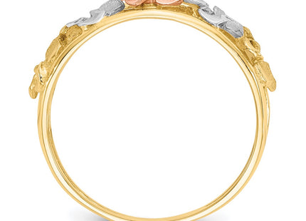 14k Two-tone Rings Style K5772 - Classique Jewelry Inc.