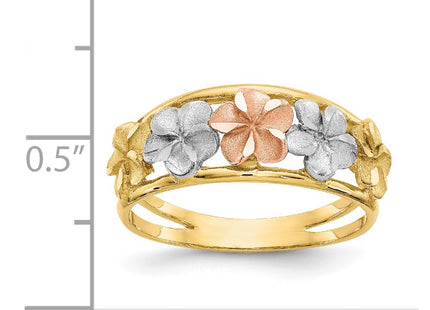 14k Two-tone Rings Style K5772 - Classique Jewelry Inc.