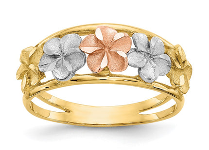 14k Two-tone Rings Style K5772 - Classique Jewelry Inc.