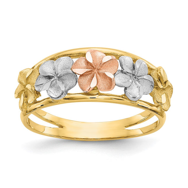 14k Two-tone Rings Style K5772 - Classique Jewelry Inc.