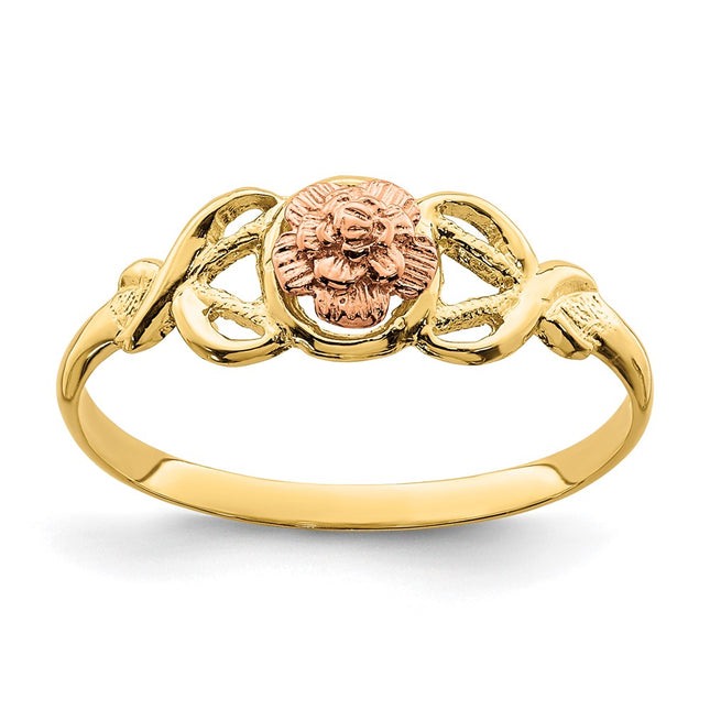 14k Two-tone Rings Style K5778 - Classique Jewelry Inc.