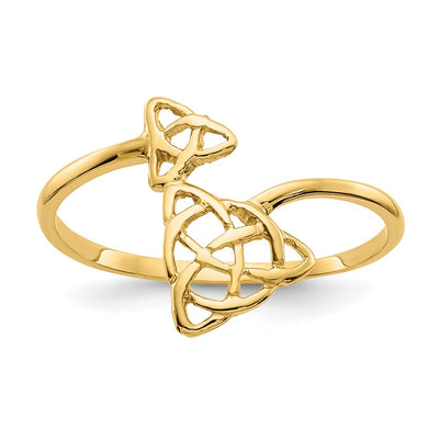 14K gold knot ring
