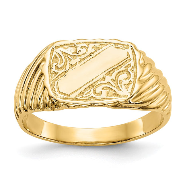 14k Yellow Gold Rings Style K5791 - Classique Jewelry Inc.