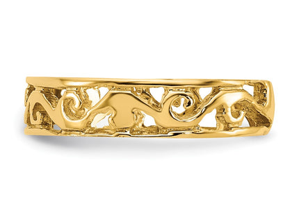 14k Yellow Gold Rings Style K5796 - Classique Jewelry Inc.