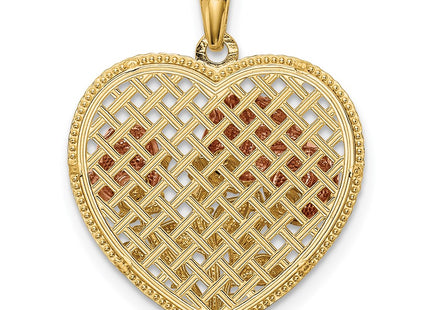 14k Two-tone Pendants Style K5849 - Classique Jewelry Inc.