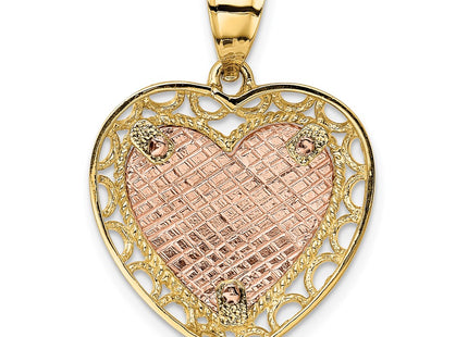 14k Two-tone Pendants Style K5850 - Classique Jewelry Inc.