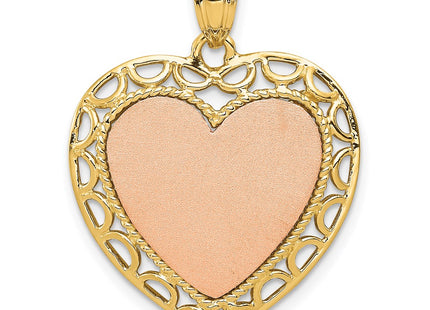 14k Two-tone Pendants Style K5850 - Classique Jewelry Inc.
