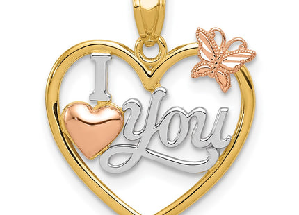 14k Two-tone Pendants Style K5851 - Classique Jewelry Inc.