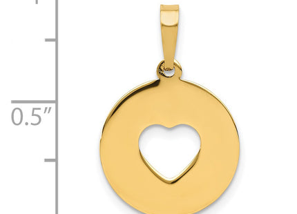 14k Yellow Gold Pendants Style K5852 - Classique Jewelry Inc.