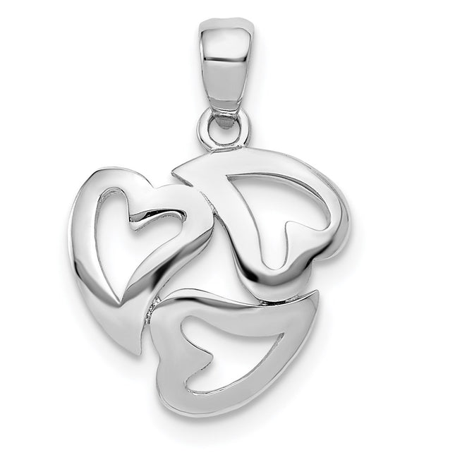 14k White Gold Pendants Style K5857 - Classique Jewelry Inc.