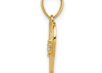 14k Yellow Gold Pendants Style K5863 - Classique Jewelry Inc.