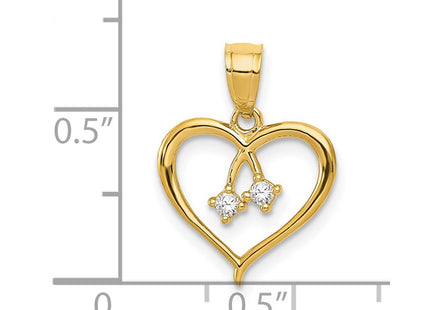14k Yellow Gold Pendants Style K5863 - Classique Jewelry Inc.