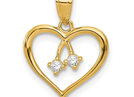 14k Yellow Gold Pendants Style K5863 - Classique Jewelry Inc.