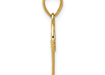 14k Yellow Gold Pendants Style K5864 - Classique Jewelry Inc.