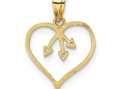 14k Yellow Gold Pendants Style K5864 - Classique Jewelry Inc.