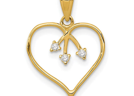14k Yellow Gold Pendants Style K5864 - Classique Jewelry Inc.