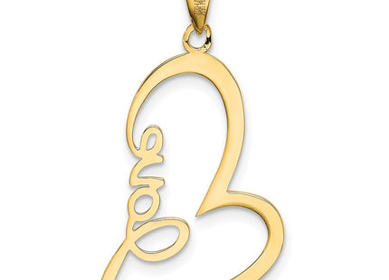 14k Yellow Gold Pendants Style K5870 - Classique Jewelry Inc.