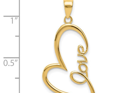14k Yellow Gold Pendants Style K5870 - Classique Jewelry Inc.