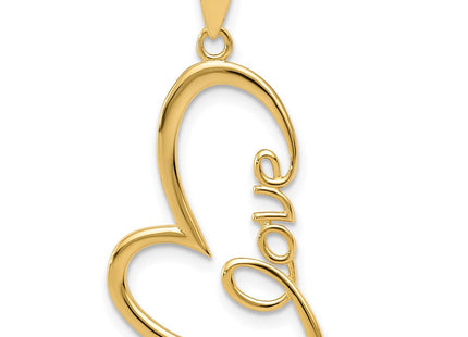 14k Yellow Gold Pendants Style K5870 - Classique Jewelry Inc.