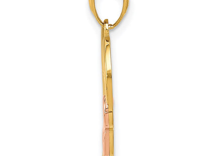 14k Two-tone Pendants Style K5872 - Classique Jewelry Inc.