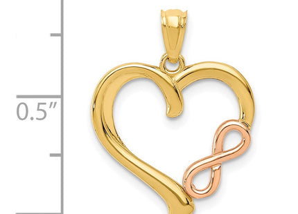 14k Two-tone Pendants Style K5872 - Classique Jewelry Inc.
