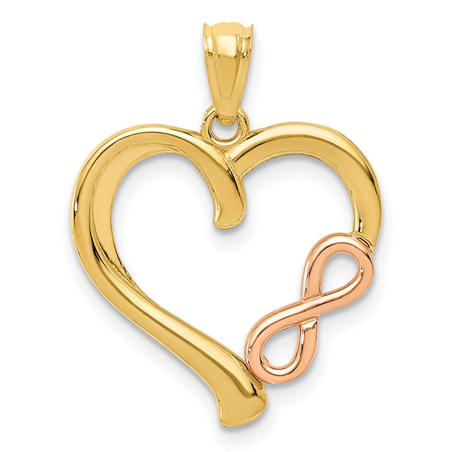 14k Two-tone Pendants Style K5872 - Classique Jewelry Inc.