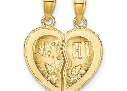 14k Yellow Gold Pendants Style K5877 - Classique Jewelry Inc.