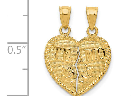 14k Yellow Gold Pendants Style K5877 - Classique Jewelry Inc.