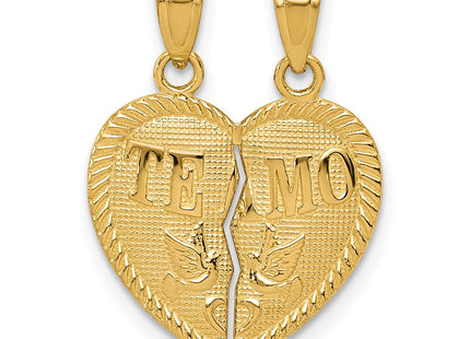 14k Yellow Gold Pendants Style K5877 - Classique Jewelry Inc.