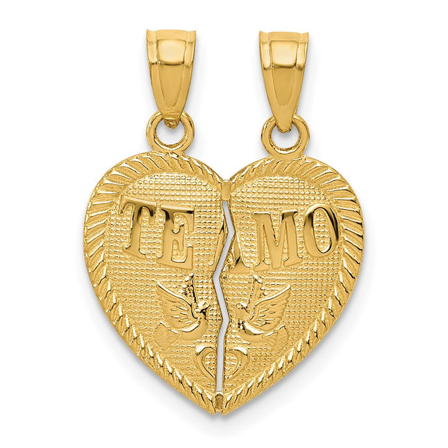14k Yellow Gold Pendants Style K5877 - Classique Jewelry Inc.