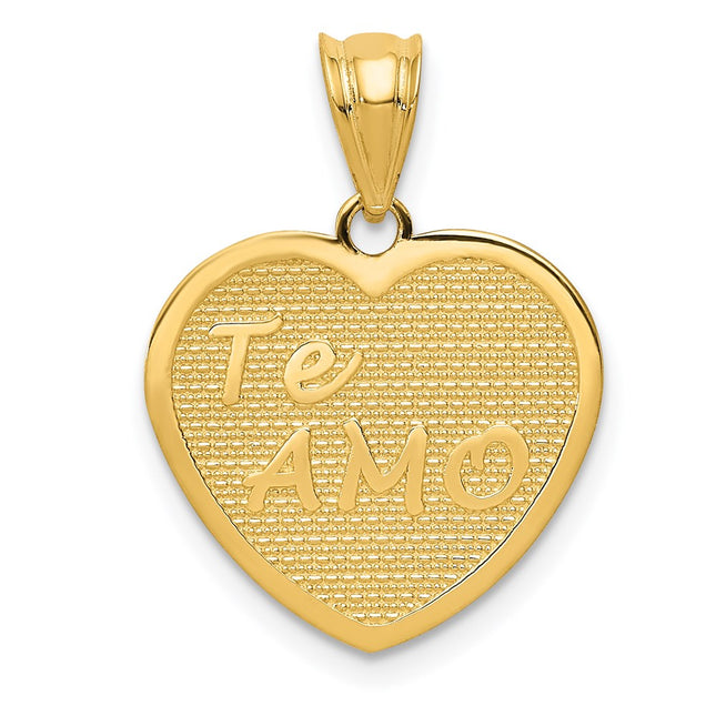 14k Yellow Gold Pendants Style K5881 - Classique Jewelry Inc.