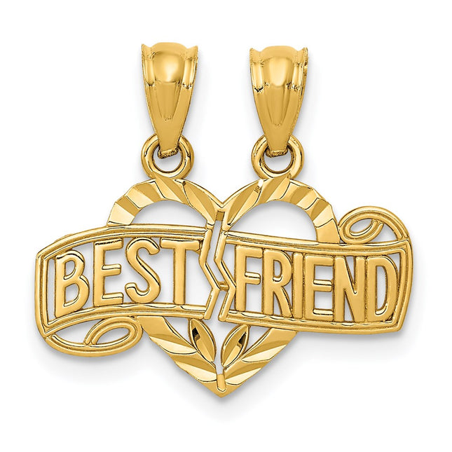 14k Yellow Gold Pendants Style K5882 - Classique Jewelry Inc.