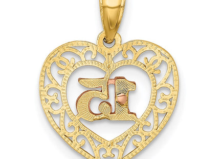 14k Two-tone Pendants Style K5886 - Classique Jewelry Inc.