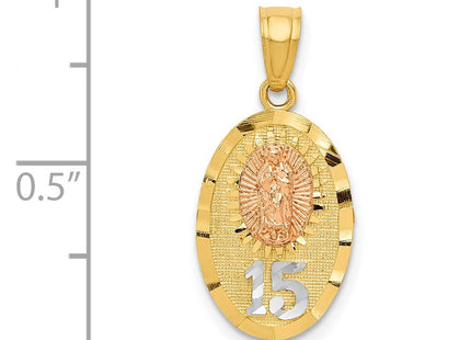 14k Two-tone Pendants Style K5887 - Classique Jewelry Inc.