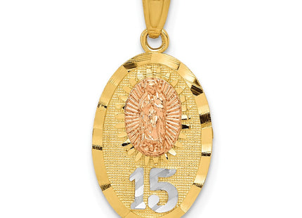 14k Two-tone Pendants Style K5887 - Classique Jewelry Inc.