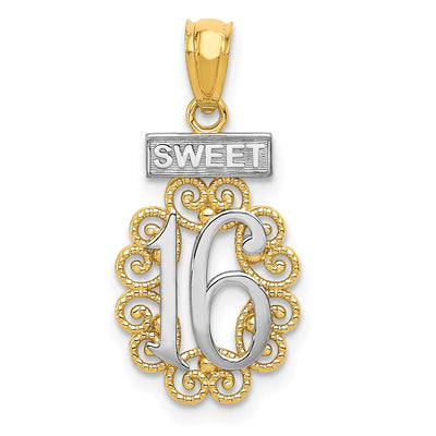 14K gold pendant