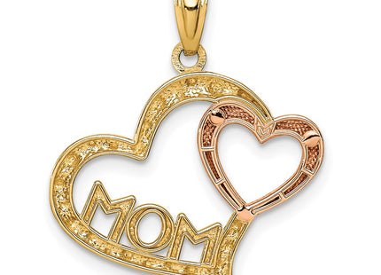 14k Two-tone Pendants Style K5892 - Classique Jewelry Inc.