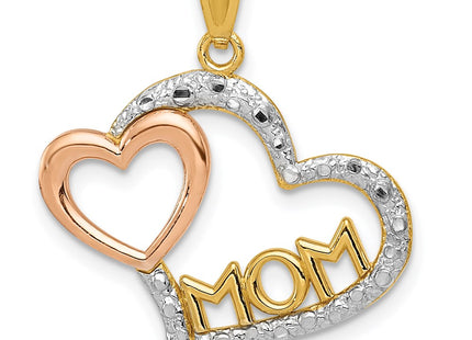 14k Two-tone Pendants Style K5892 - Classique Jewelry Inc.