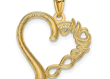 14k Yellow Gold Pendants Style K5898 - Classique Jewelry Inc.
