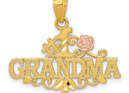 14k Two-tone Pendants Style K5902 - Classique Jewelry Inc.