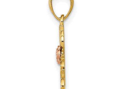14k Two-tone Pendants Style K5903 - Classique Jewelry Inc.