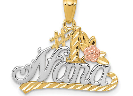 14k Two-tone Pendants Style K5903 - Classique Jewelry Inc.