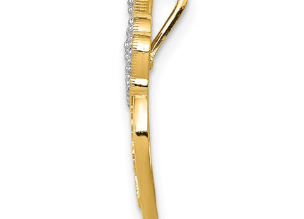14k Yellow & Rhodium Chains Style K5905 - Classique Jewelry Inc.