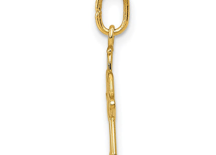 14k Yellow Gold Pendants Style K5910 - Classique Jewelry Inc.