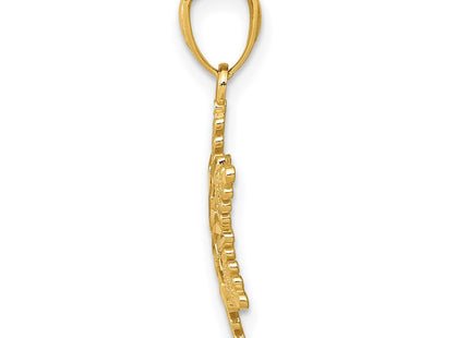 14k Yellow Gold Pendants Style K5914 - Classique Jewelry Inc.