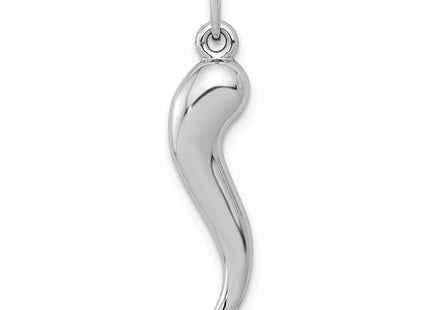 14K white gold charm
